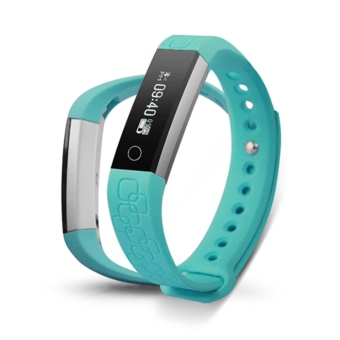 M1 Heart Rate Smart Wristband with Information Pushing Bidirectional Anti-lost Function (Blue) - intl