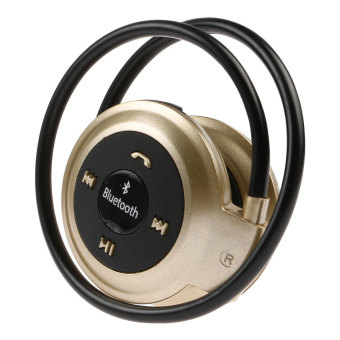 Vanker OEM mini503 Wireless Bluetooth MIC Stereo Headphone Earphone for Samsung iPhone LG (Gold)