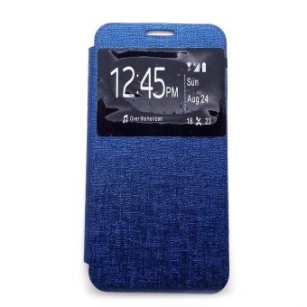 Ume Flip Cover Lenovo A6010 - Biru Dongker