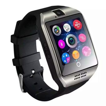 Q18 Bluetooth Smart Watch Support SIM TF Card Facebook QQ WechatForIOS Android Phone(Silver) - intl