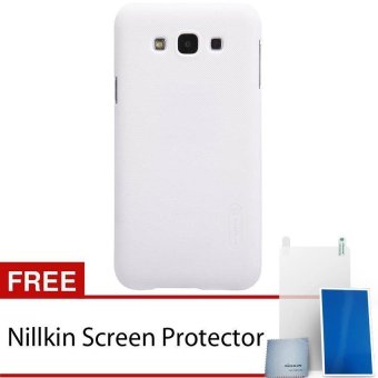 Nillkin Original Super Hard case Frosted Shield for Samsung Galaxy E7 E700- Putih + Gratis Anti Gores