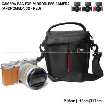 Camera Bag for Mirrorless Camera - Andromeda 30 (Red) for FujiFilm X-A3, X-A2, X-T10, Canon EOS M10, EOS M3, Sony @6000, @5000, Etc