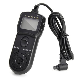 JJC TM-A LCD Timer Remote Shutter for Canon EOS DSLR/SLR Cameras (Canon RS-80N3/TC-80N3 Compatible) - intl