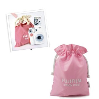 Untuk Fuji Fujifilm Instax mini 7 7S 8 25 50s 90 film kamera instan Tas Berwarna Merah Muda - Internasional