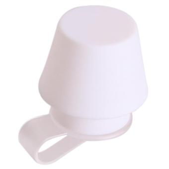 LALANG Mini Silicone Mobile Phone Lamp Stand Holder Cellphone Night Light (White)