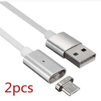 TOMSOO 2pcs Magnetic Lightning Charging USB Charger 2pcs Cable Adapter for Android phone - intl