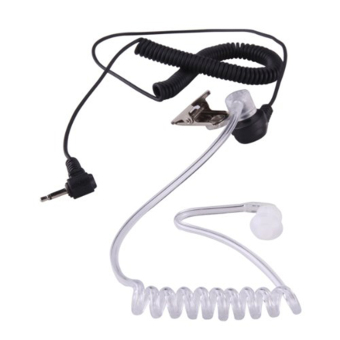 joyliveCY Wired Security Acoustic Tube Earpiece Headset (Black)