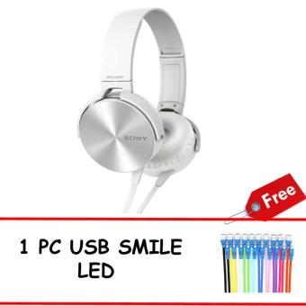 Headset Sony(OEM) MDR - XB450AP Extra Bass High Quality + FREE USB Smile LED