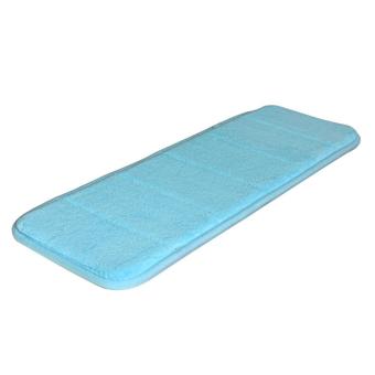 Ultra Memory Cotton Keyboard Pad Soft Breathable Sweat-absorbent Anti-slip Computer Wrist Elbow Mat Gift for Office Table Computer Desktop Blue - intl