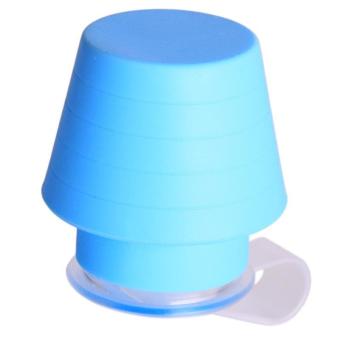 LALANG Mini Silicone Mobile Phone Lamp Stand Holder Cellphone Night Light (Blue)