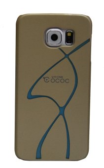 COCOO - Samsung Galaxy S6 Back Case Design A - Emas