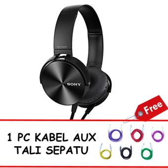 Headset Sony (OEM) MDR - XB450AP Extra Bass High Quality + FREE Kabel Aux Tali Sepatu