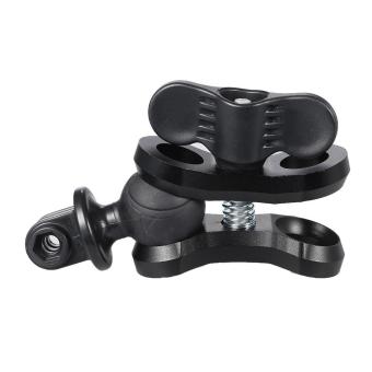 Diving Lights Butterfly Clip Arm Clamp Mount Ball Base Adapter for Gopro Hero 4 3+ 3 Action Camera - intl