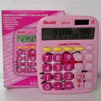Drcolections Kalkulator Check & Correct Hello Kitty ( pink )