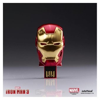 Iron Man Head USB 2.0 Flashdisk - 8GB - Red