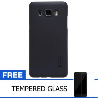 Nillkin For Samsung Galaxy J5 2016 / J5108 Super Frosted Shield Hard Case Original - Hitam + Gratis Tempered Glass