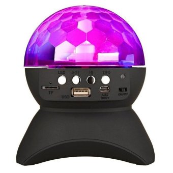 L-740 Bluetooth Nirkabel Pembicara Disko Lampu Memimpin Partai (Hitam)