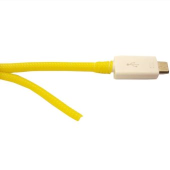 unomax Keprot (Cable Protector) Charger Cord Protector 40cm - Kuning Muda