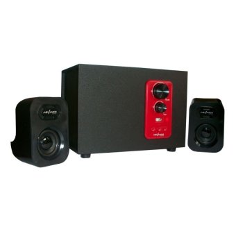 Advance Speaker M-080 - Hitam Merah