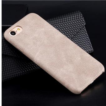 Chanel Case USAMS PU Leather Case for iPhone 7 Plus Smooth Back Covers Phone Cases For iphone 7 Plus -(Beige)