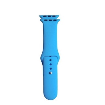 Bluesky Apple 42mm Watch Band , Sports Soft Silicone Rubber Fitness Replacement Wrist Watch Band Strap for Apple 42mm Watch 2015 Released iWatch -Blue (Intl)