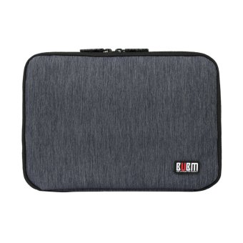 BUBM Universal Cable Organizer Electronics Accessories Case Various USB, Phone, Charge, Cable Organizer Travel Organizer (Double Layer Black)(Neutral) - Intl