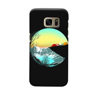 Indocustomcase Art Just Pac Camp Casing Case Cover For Samsung Galaxy S7
