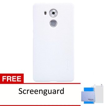Nillkin For Huawei Ascend Mate 8 Super Frosted Shield Hard Case Original Putih + Gratis Anti Gores