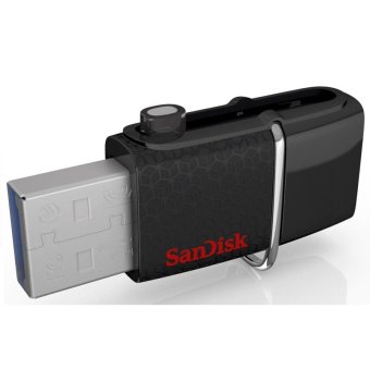 SanDisk 32GB Flashdisk Dual Drive OTG USB3.0 - Hitam