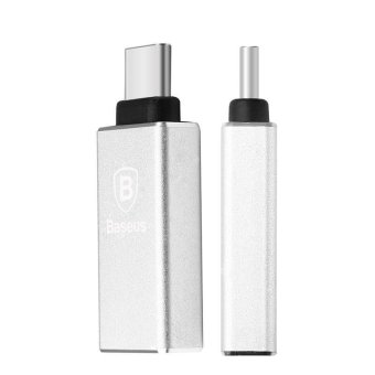 Baseus Rui Series USB 3.0 to USB 3.1 Type C Adapter Converter - Silver