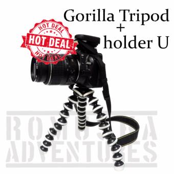 Romusha Gorilla MIni Tripod Lentur/Flexible Untuk Kamera/Handphone