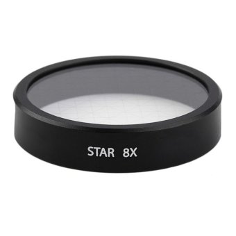Extra Spare Star 8X Lens Filter for DJI Phantom 3 Pro Advanced Camera DIY Project - BLACK