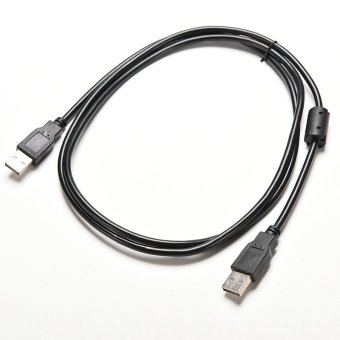 HomeGarden Black 6FT USB 2.0 Cable Type A Male to Type A Male Cable Cord (Lot of 3) Black