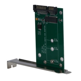 M.2 SSD (NGFF) to SATAIII SATA-3 Adapter Card with Full & Low Profile Brackets - intl