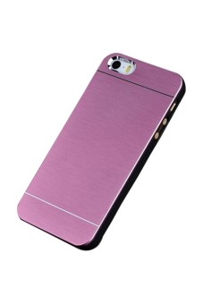 Moonar Metal Brushed Slim Hard Case Cover Protector For iPhone 5/5S Pink