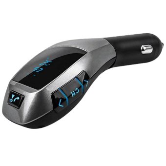 JinGle Wireless Bluetooth LCD MP3 Player Car Kit SD MMC USB FM Transmitter Modulator (Black)