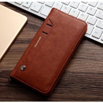 Lantoo iPhone 7 Plus Case,Leather iPhone 7 Plus Wallet Case Book Design with Flip Cover and Stand [Credit Card Slot] Magnetic Closure Cover Case for Apple iPhone 7 Plus - brown - intl