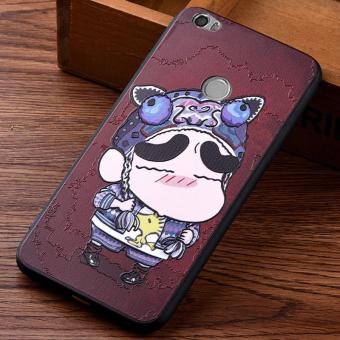 3D Cartoon Silicon Phone Case Phone Cover Phone Shell Soft Phone Cover for Xiaomi Max （1 X Phone Case + 1 X Glass Film） - intl