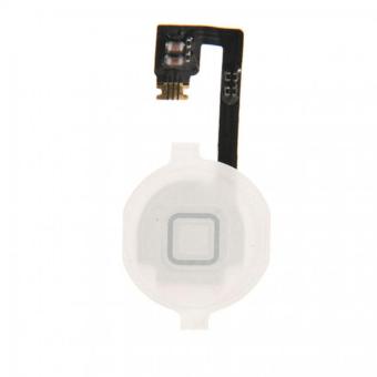 Velishy Home Button Key with Repair Part Flex Cable for Iphone 4G