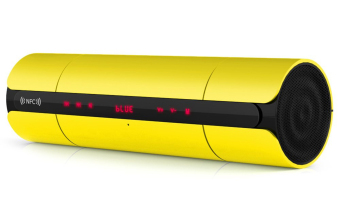 KR8800 NFC FM HIFI Bluetooth Speaker Wireless Stereo Portable Loudspeakers Super Bass Sound Box Handsfree Voice Box (Yellow) - Intl - intl