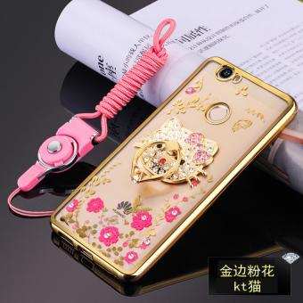 For Huawei Nova 5.0\" inch Case Luxury 3D Soft Plastic Case Coque For huawei nova Silicon Glitter Rhinestone Cover Stand Cover (Color-6) - intl