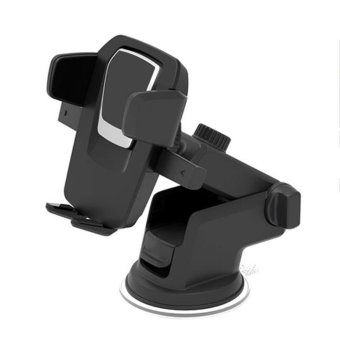 3 in 1 180 Universal Car And Desk Mount Fit for 3.5 to 6 inch Mobile Phone (Black) - intl
