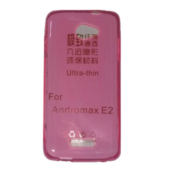 Ultrathin Case For Andromax E2 UltraFit Air Case / Jelly case / Soft Case - Pink