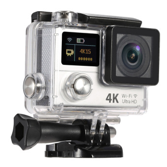 2 Inch Dual Screen LCD Ultra HD Wifi Sports Action Camera 4K 15fps1080P 60fps 12MP 170° Wide-angle for HDMI Output Waterproof 30m CamCar DVR FPV