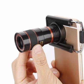 8 X Zoom Optical Lens Telescope + Universal Clip For Camera Mobile Cell Phone - intl