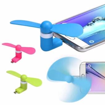 Kipas Angin Mini USB Portable Handphone / Fan Android Smartphone