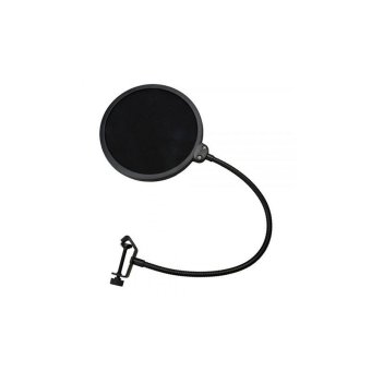 JNTworld Studio Microphone Acoustic Filter Mic Pop Screen Wind Windscreen Filter Mask Shield Black