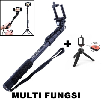 Gshop Paket Selfie Multi Fungsi : Yunteng Monopod Tongsis + Tripod Mini Multi Fungsi