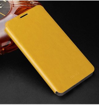 MOFI PU Leather Soft TPU Cover for Microsoft Lumia 650 (Yellow)