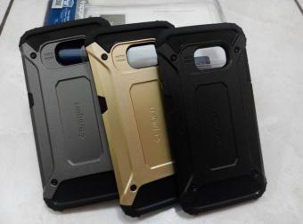 Spigen Samsung S6 Edge Armor Tech Hard Soft Case Cover Flip Leather Istuff Rugged Army